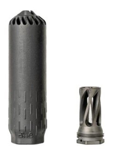 Huxwrx Safety Flow 6K 6MM + Flash Hider 5/8-24 TPI Black Suppressor view 2