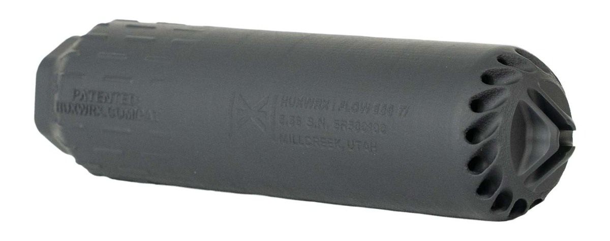 Huxwrx Safety Flow 556 Ti Direct Thread Suppressor w/Flash Hider 1/2x28 Bla