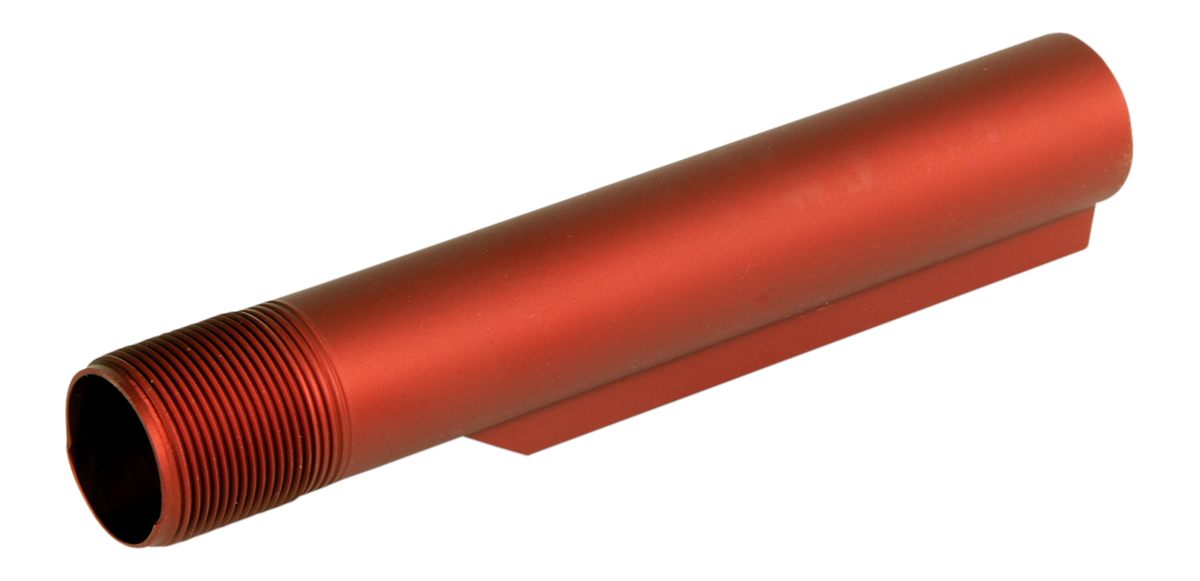 LBE Unlimited MBUF002RED Mil-Spec Buffer Tube 6 Position AR-15 Red