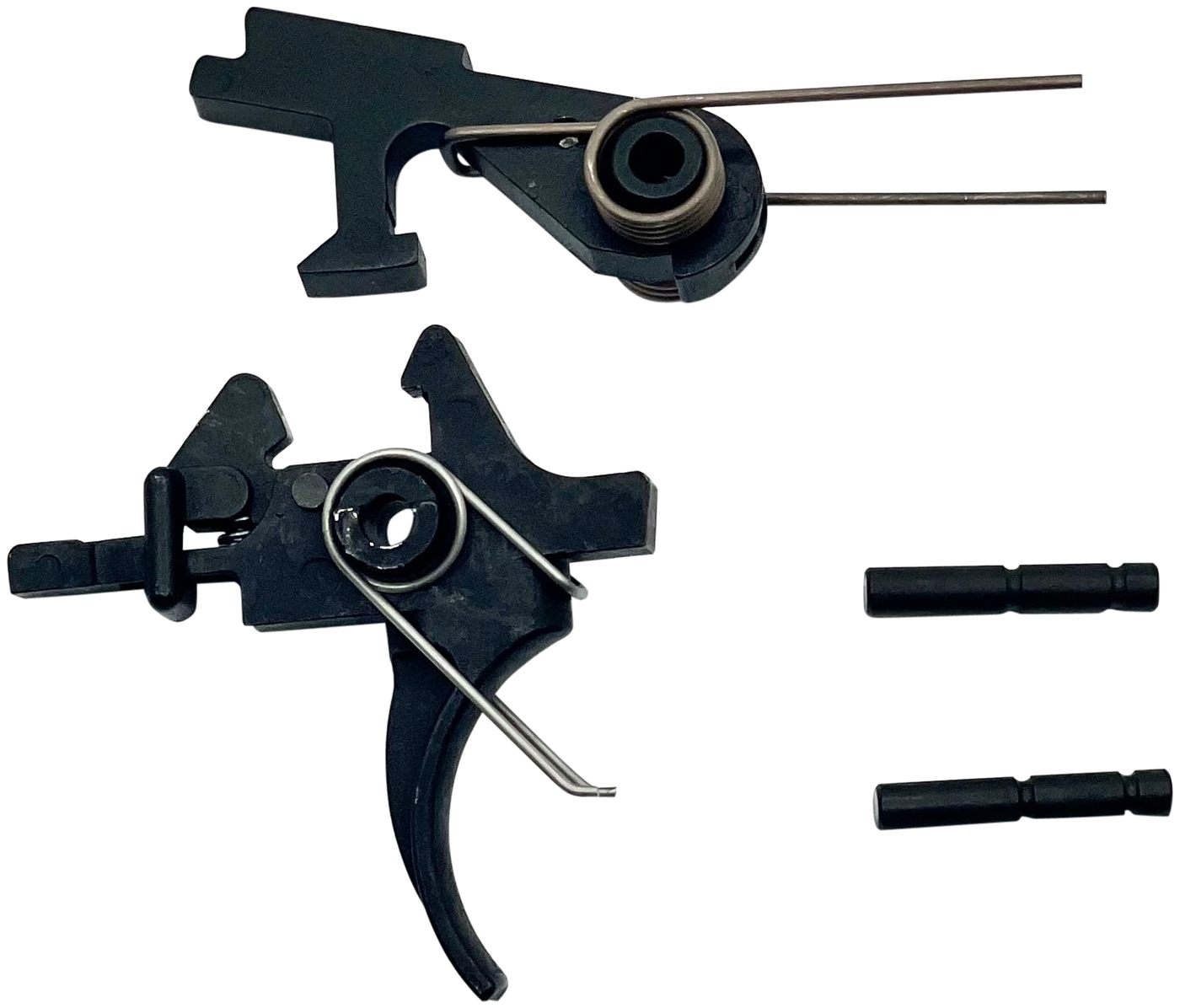 LBE Unlimited AR2STG Replacement Trigger Two-Stage Group, Curved Adj., Fits