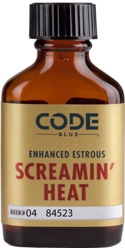 CODE BLUE DEER LURE ENHANCED ESTRUS SCREAMIN HEAT 1FL OZ. view 2