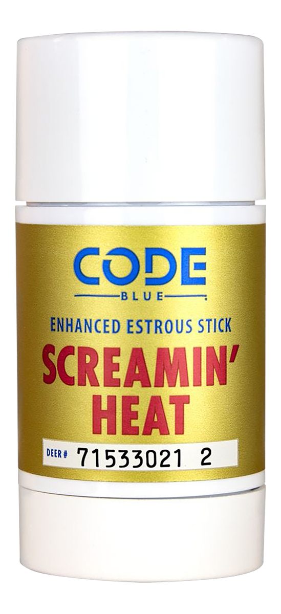 Moultrie Feeders Code Blue OA1418 Screamin' Heat Stick Doe Urine Scent Wax