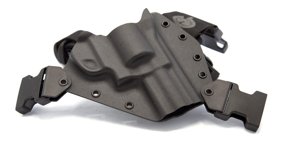 GunfightersINC Kenai Chest Holster for a S W N Left Hand, Black