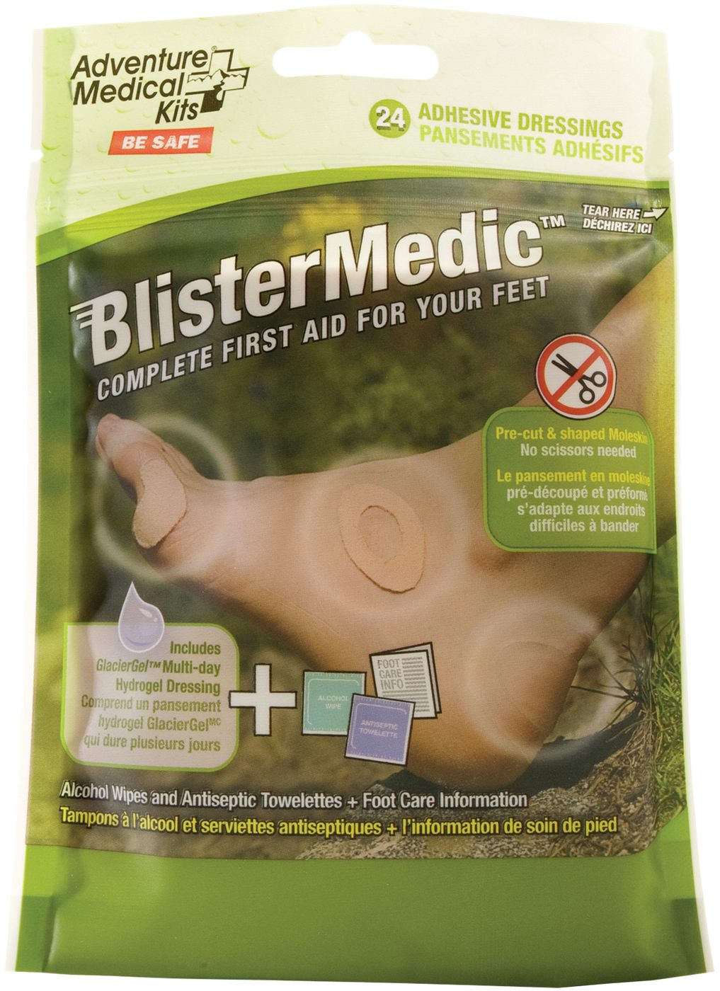 Adventure Medical Kits 01550667 Blister Prevention Brown 24 Precut Shapes