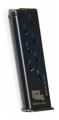 ProMag Beretta 950 BS Magazine .25 ACP Blued Steel 8/rd