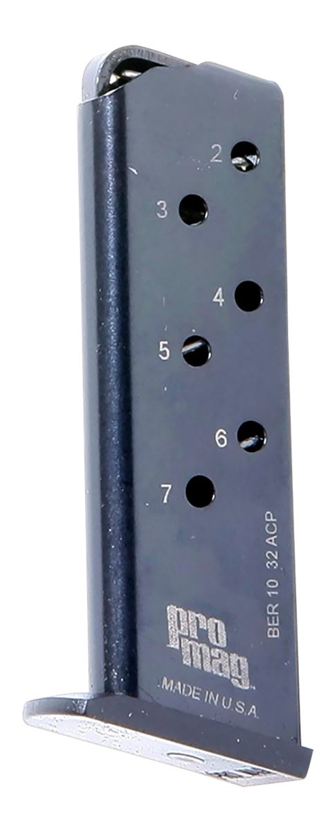PRO MAG BER10 7rd 32 ACP Fits Beretta 3032 Tomcat Blued Steel