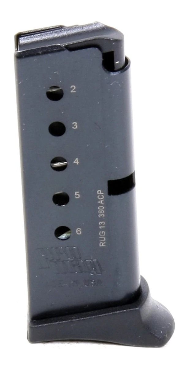 ProMag Ruger LCP Handgun Magazine Blued Steel .380ACP 6/rd