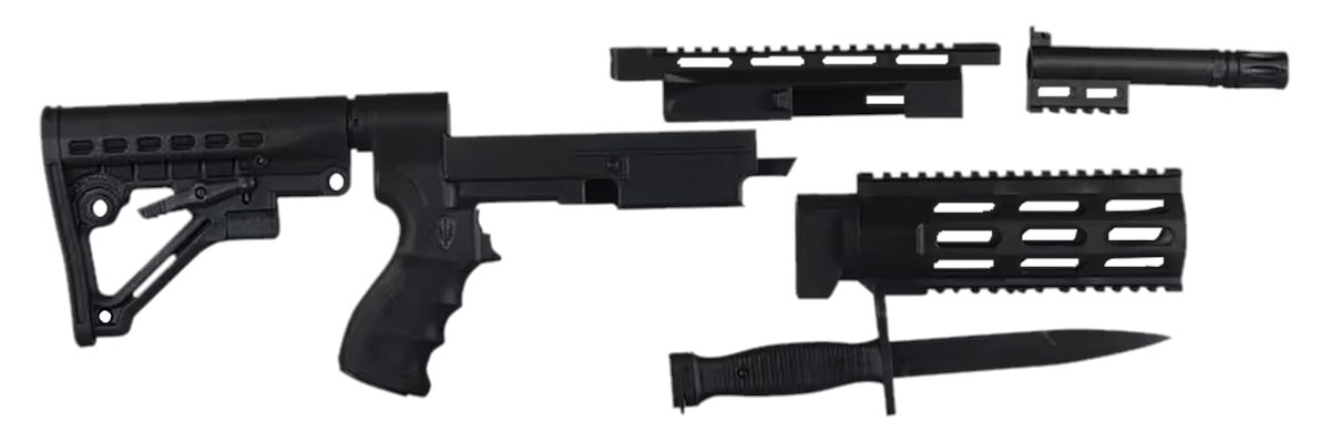 ProMag Archangel AA597R AR-15 Style Conversion Stock Black Synthetic 6 Posi