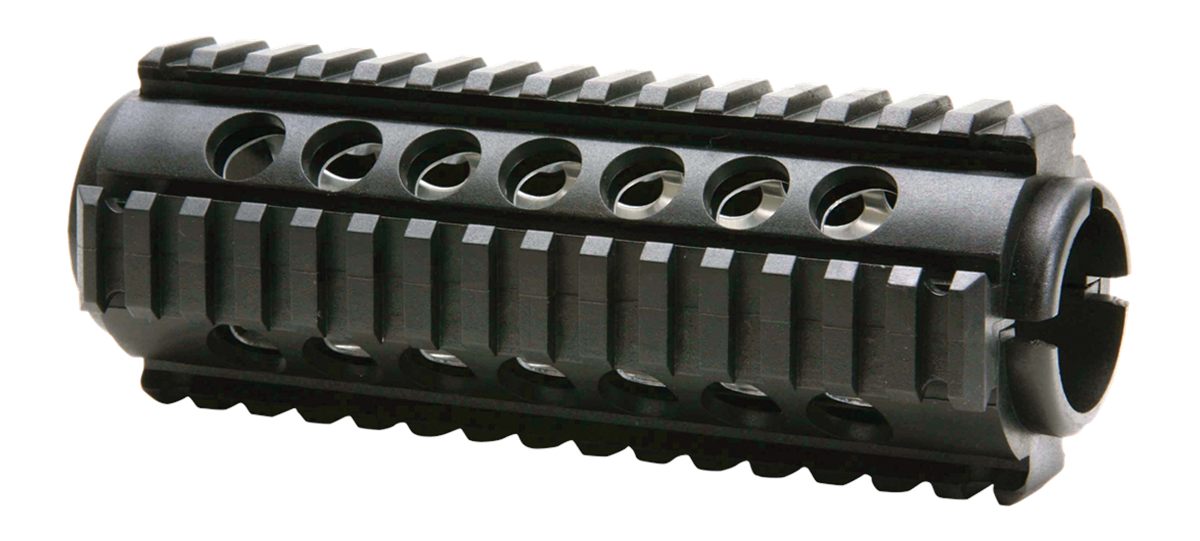 PRO MAG PM242 Quad Rail Handguard 2-Piece Polymer w/Aluminum Heat Shield In