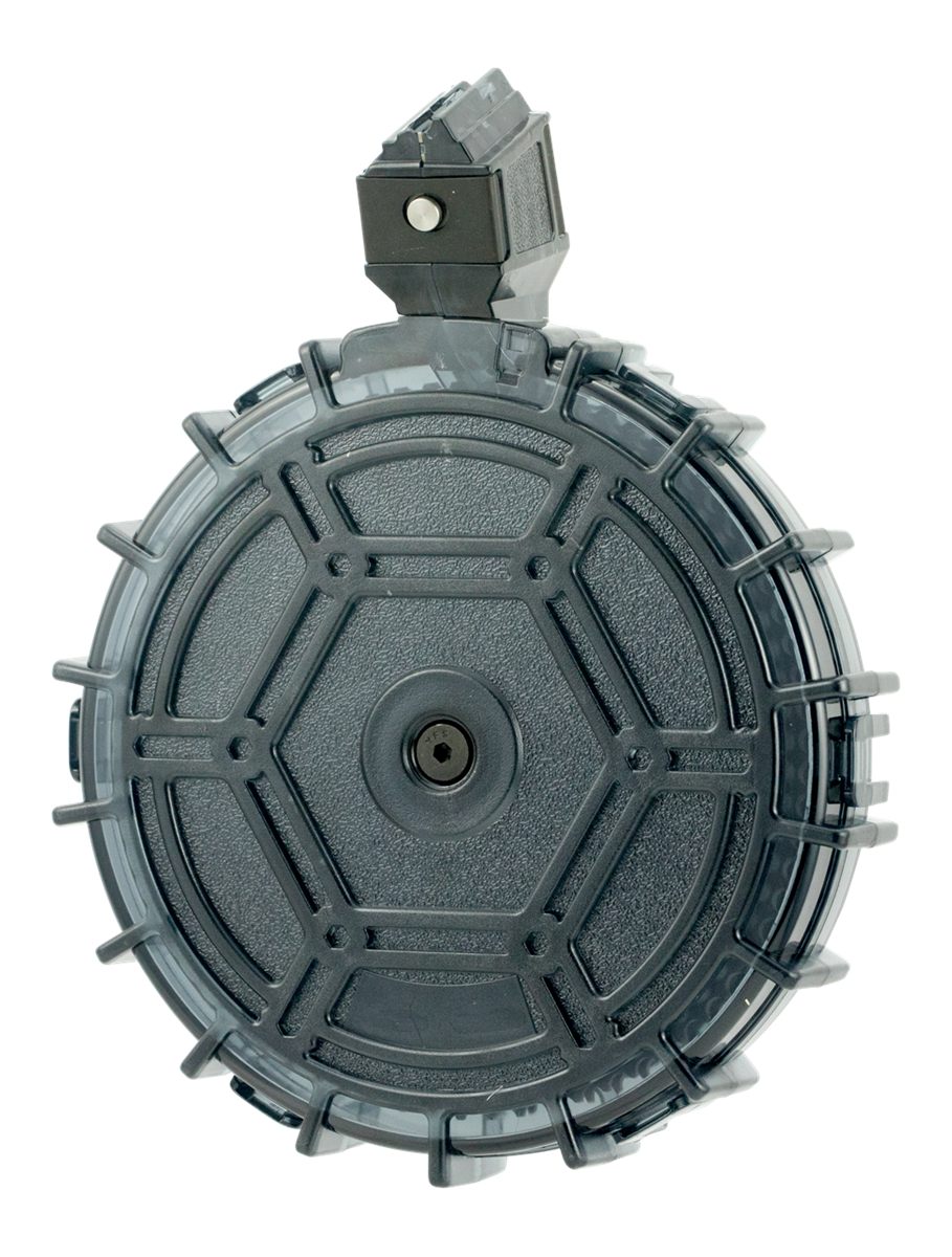 ProMag RUGA30 Ruger 10/22 70rd Drum 22 LR Fit Charger Black Polycarbonate