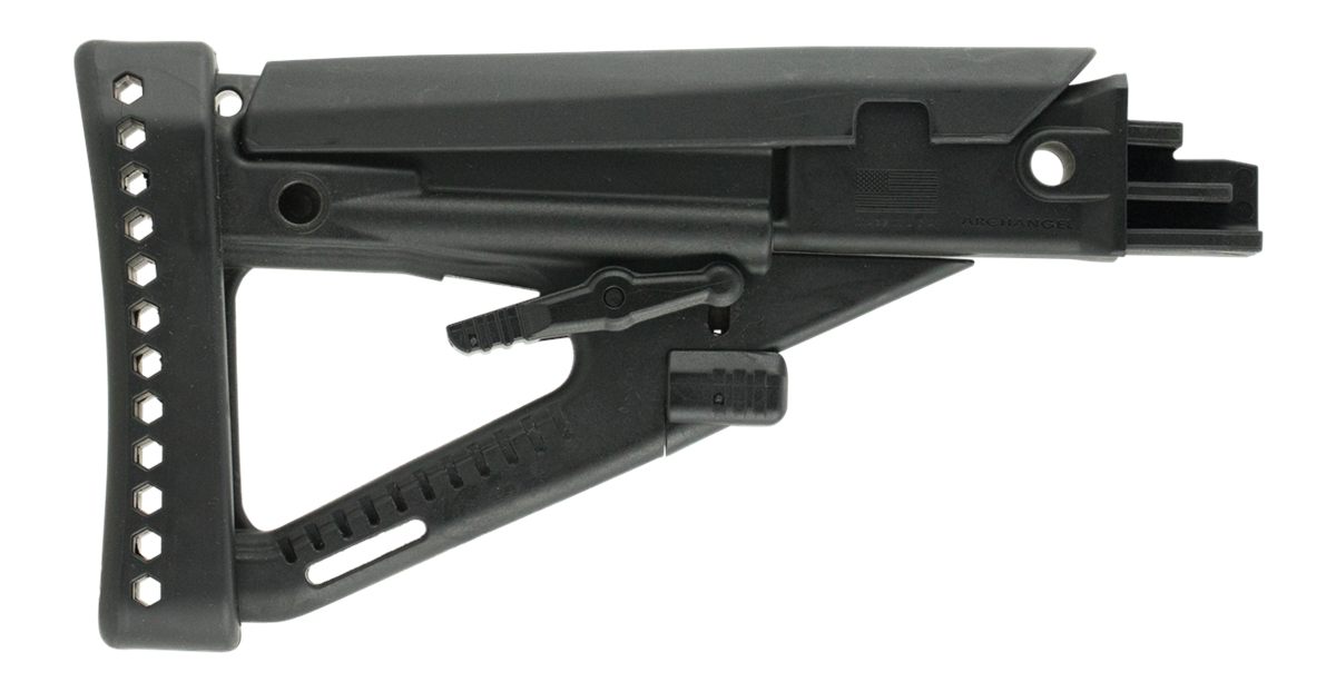 PRO MAG Archangel Opfor AK Series 4 Position Adjustable Butt Stock with Rec