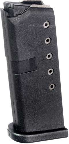 Pro Mag GLK10 Standard 6rd 380 ACP Compatible w/ Glock 42 Black DuPont Zyte view 2