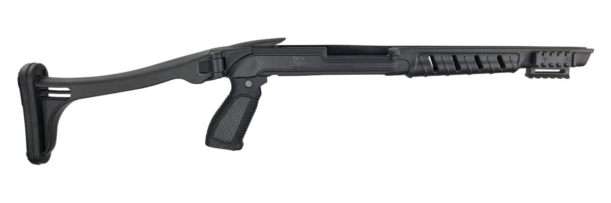 PRO MAG PM277 Tactical Folding Stock Black Synthetic with Pistol Grip for M