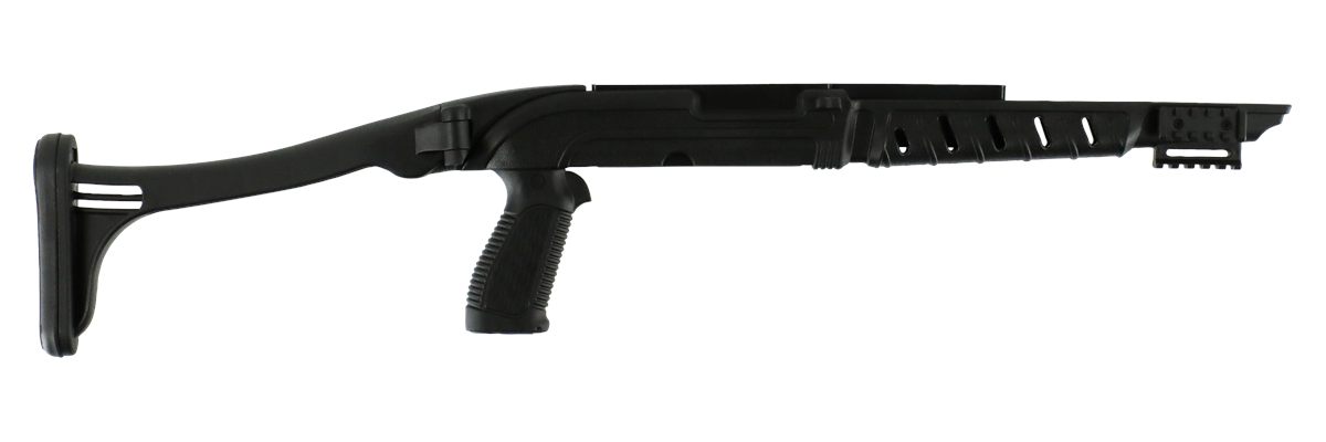 PRO MAG PM279 Tactical Folding Stock Black Synthetic with Pistol Grip for M