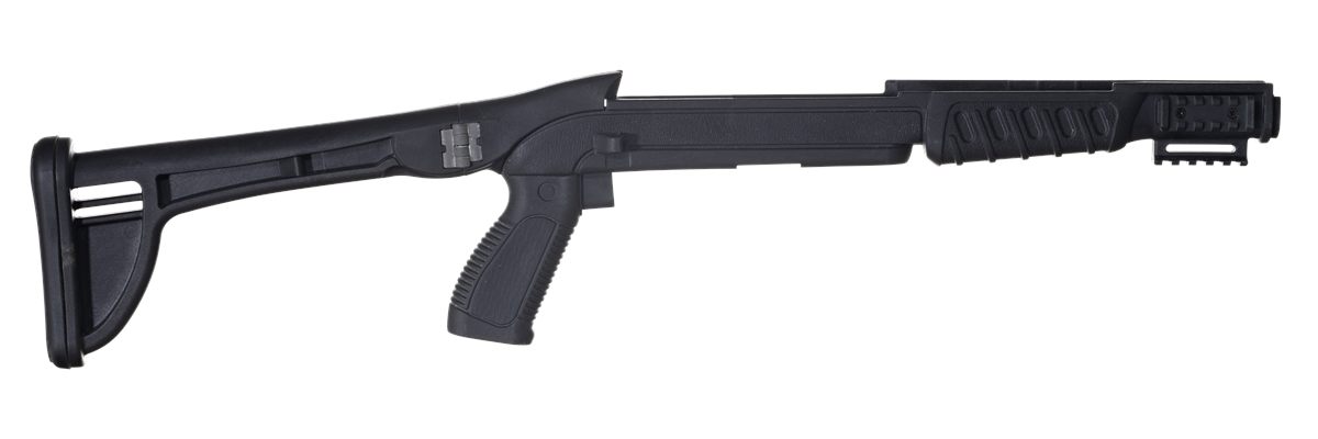 PRO MAG PM271 Tactical Folding Stock Black Synthetic for Ruger Mini-14/ Thi