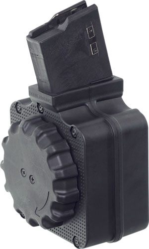 PRO MAG DRMA1 Standard 50rd Drum 308 Win/7.62x51mm Nato Fits AR-10 Black Du view 2
