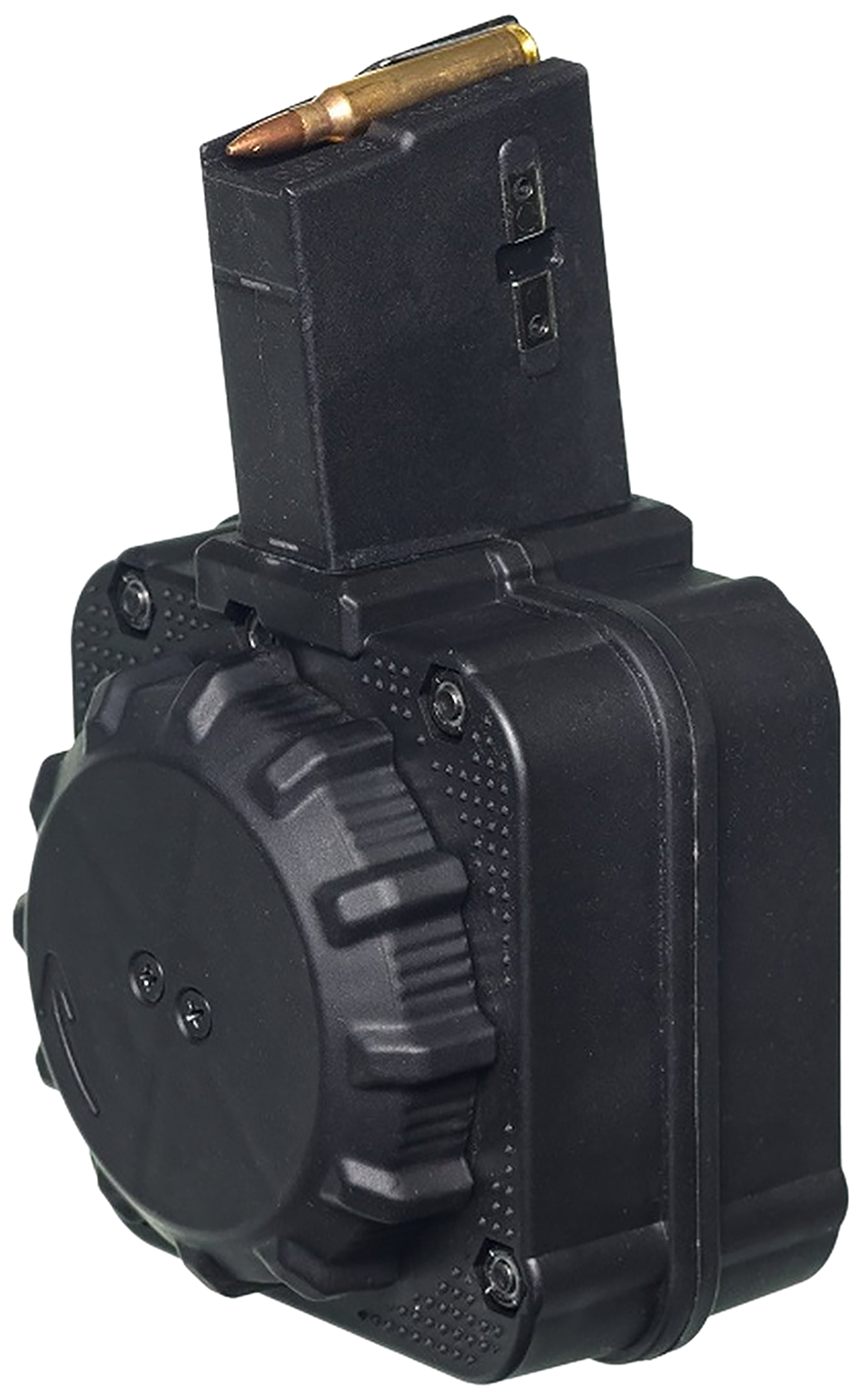 ProMag DRMA8 Standard 65rd Drum 5.56x45mm Fits AR-15 Black DuPont Zytel Pol