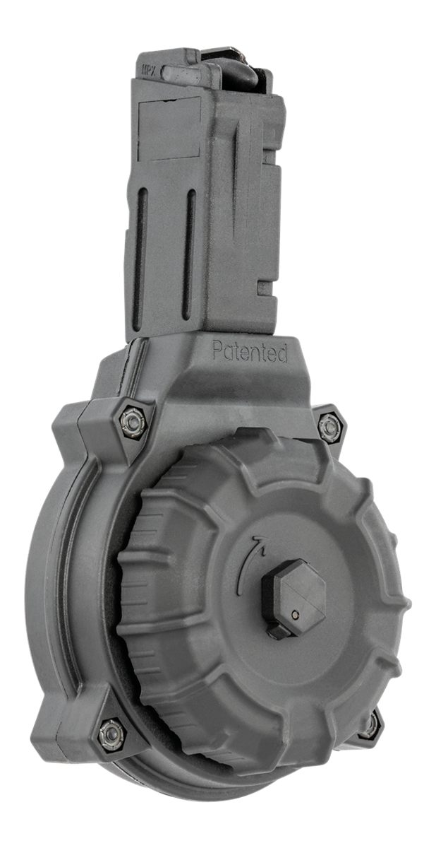 PRO MAG DRMA21 Standard 50rd Drum 9mm Luger Fits Sig MPX Black DuPont Zytel