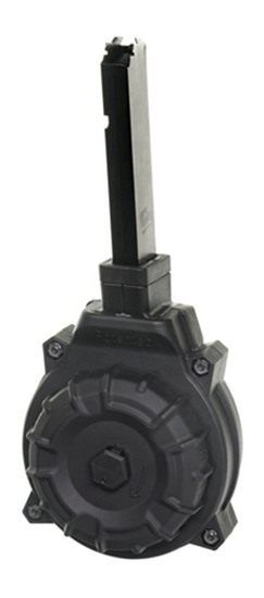PRO MAG DRMA18 Standard 40rd Drum 45 ACP Fits Hi-Point 4595TS Carbine Black view 2