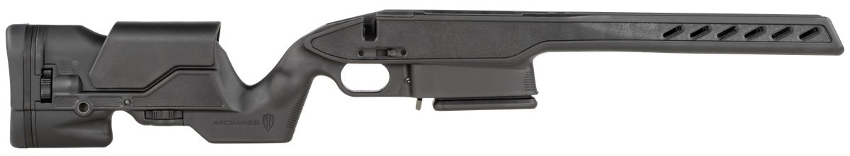 PRO MAG Archangel AAS111SLA Precision Black Synthetic Aluminum Pillar Bedde