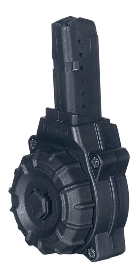 PRO MAG DRMA26 Standard 30rd Drum 9mm Luger Fits AR-15, Compatible w/Glock