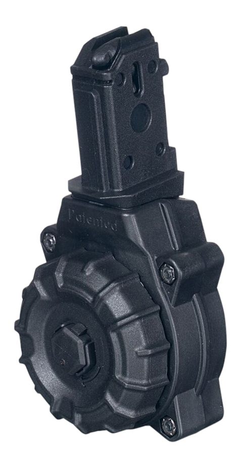 PRO MAG Handgun Drum Fits CZ Scorpion 9mm - Black Polymer 30/rd