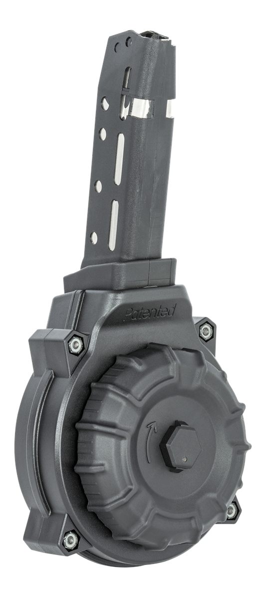 Promag DRMA37 Standard 40rd Drum 45 ACP Compatible w/ Glock 30/21 Black DuP
