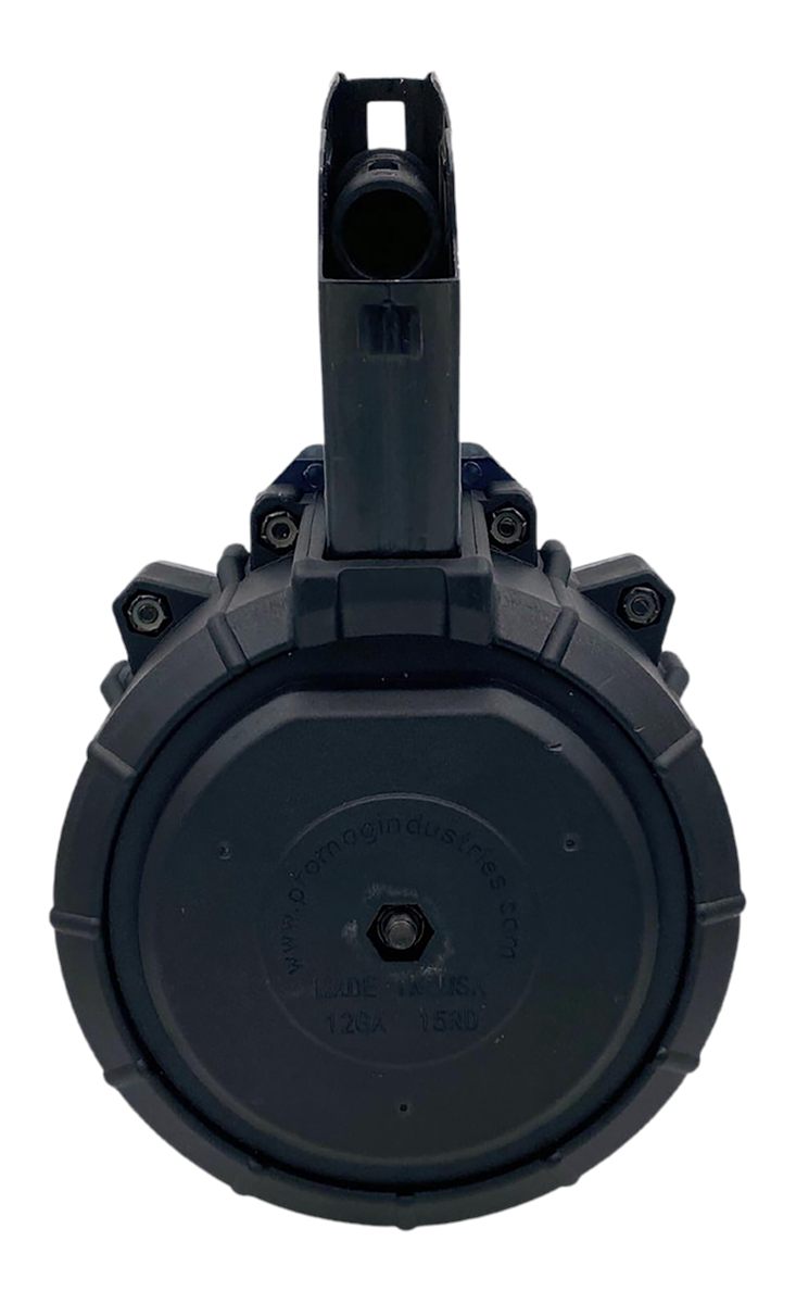 PRO MAG MKAA4 15rd Drum 12 Gauge Fits Akdal 1923 Black Polymer