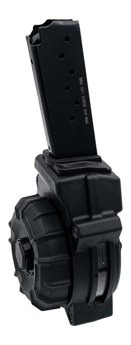 PRO MAG DRMA95 30rd Drum 9mm Fits Ruger LC9/EC9 Black Polymer