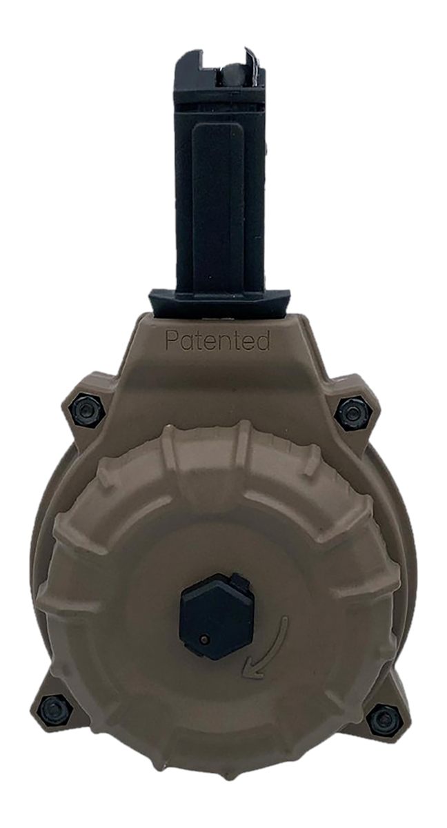 Promag DRMA22-FDE 50rd Drum 9mm Fits CZ Scorpion Flat Dark Earth DuPont Zyt