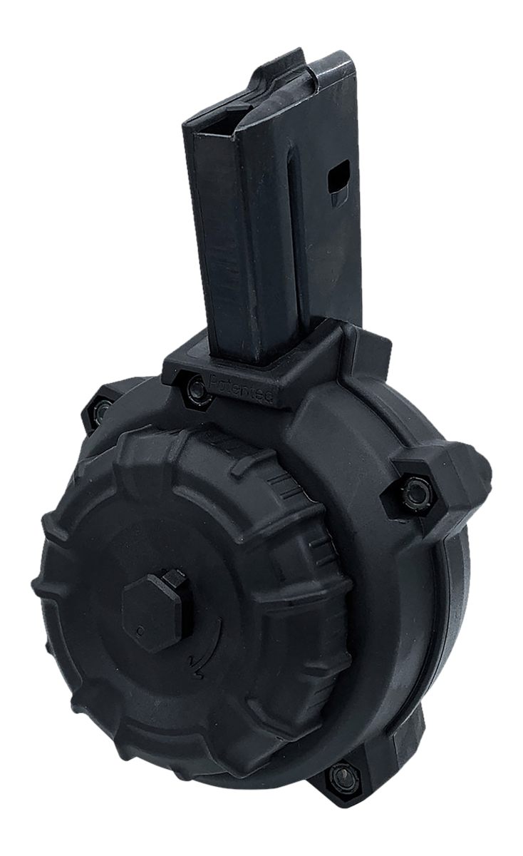PRO MAG DRMA108 50rd Drum 6.8 SPC Fits AR-15 Black DuPont Zytel Polymer