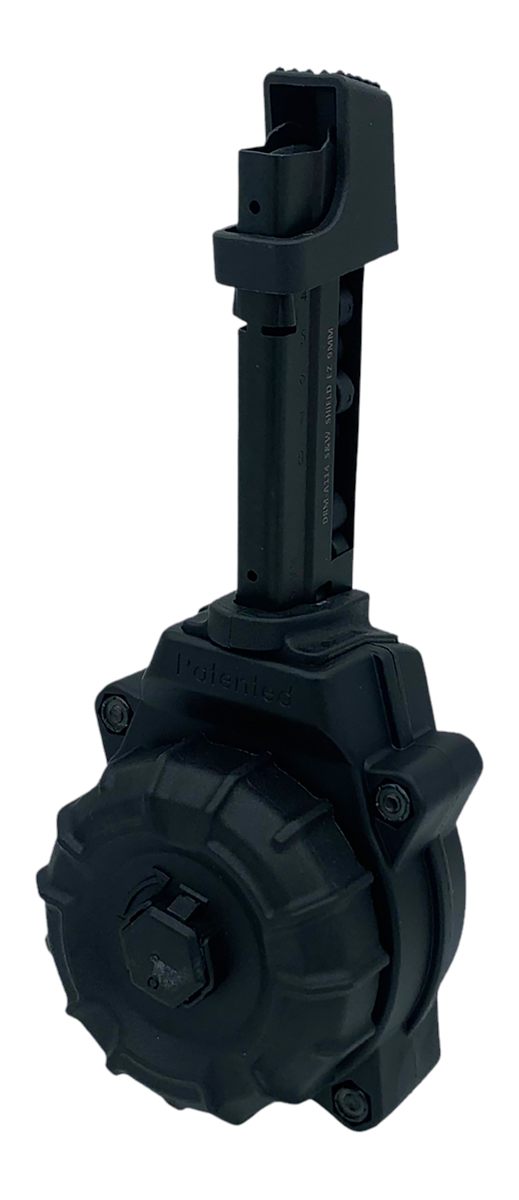 Promag DRMA114 30rd Drum 9mm Fits S W M P Shield EZ Black DuPont Zytel Poly