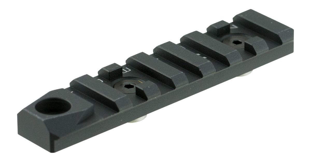 Strike Industries LINKRS7QD MLOK Rail Section QD-7 Slots Black Anodized