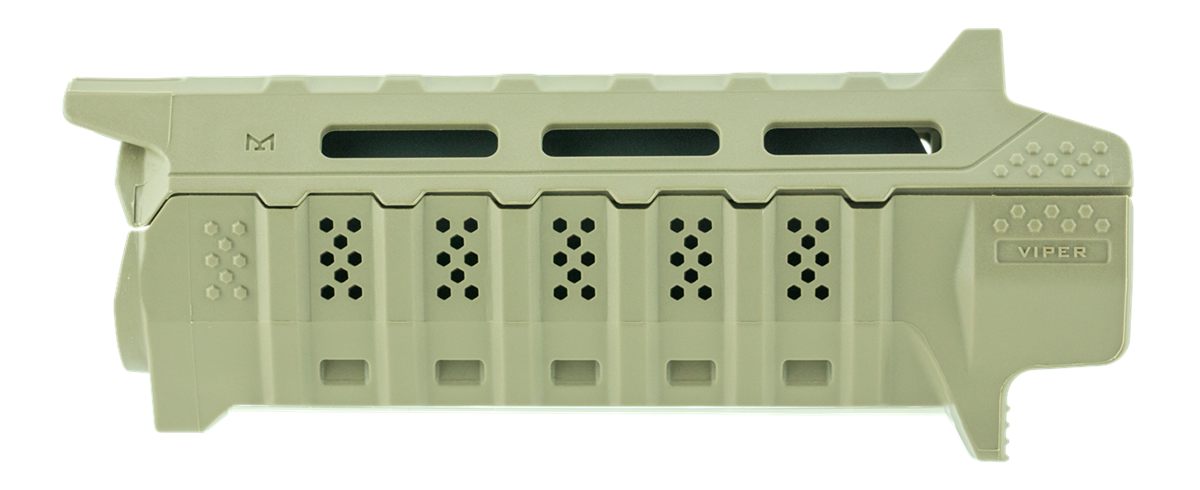 Strike Viper Carbine Length Handguard AR-Platform Flat Dark Earth, Black In