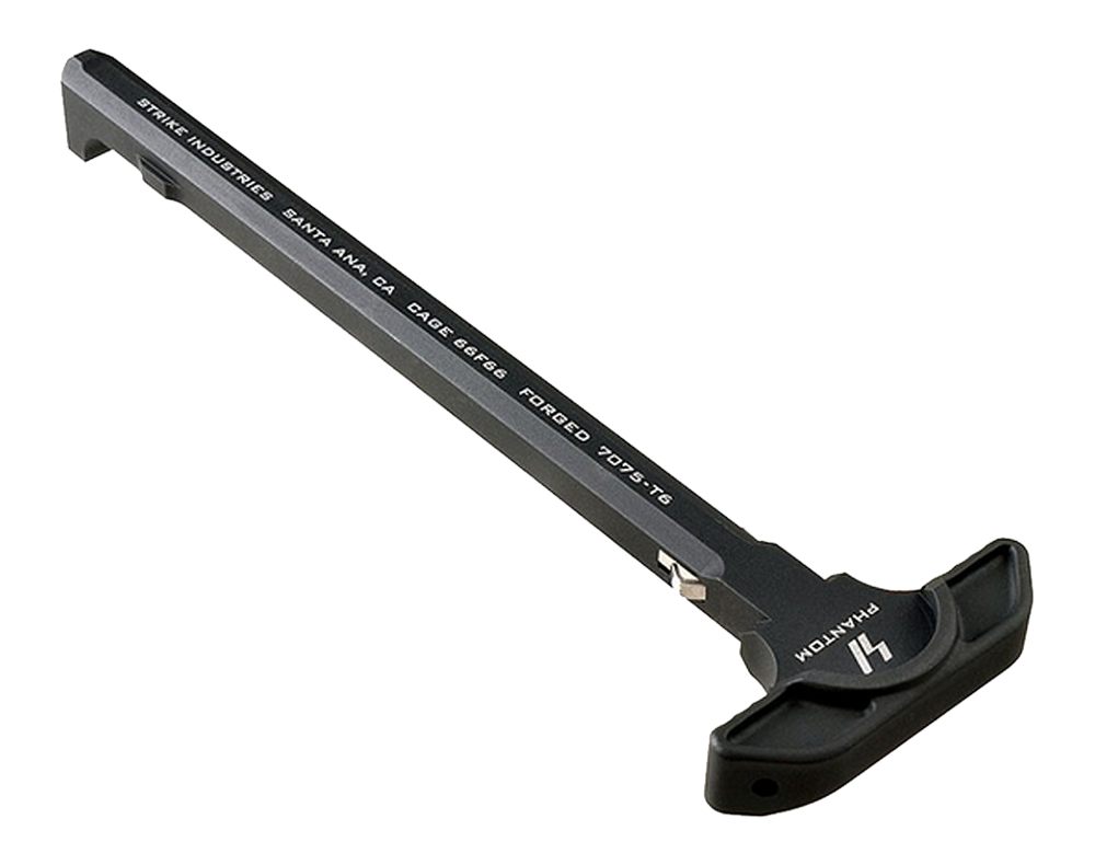 Strike Industries ARSLCHBK Latchless Charging Handle AR-15 Black Anodized A