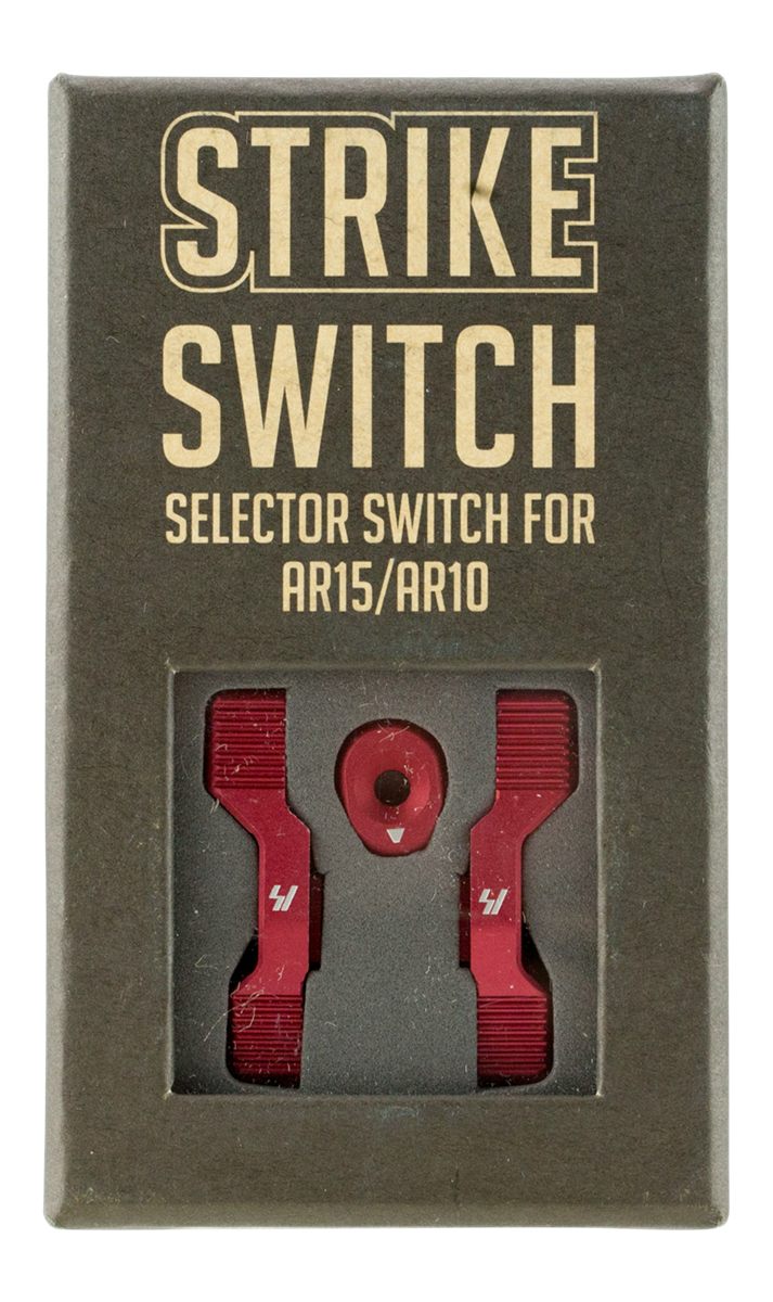Strike ARSSSRED Switch 60/90 Degree Red Aluminum AR-Platform Ambidextrous