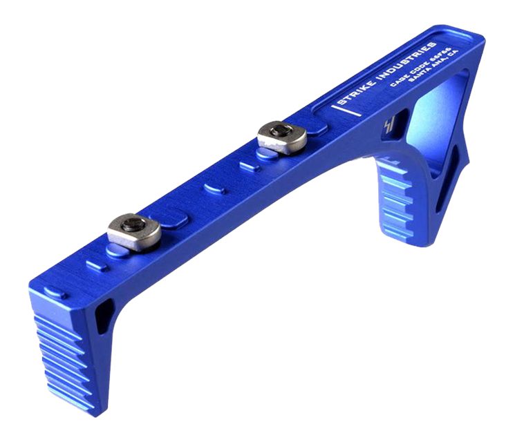 Strike LINKCFGBLU Curved ForeGrip AR-Platform Blue Aluminum