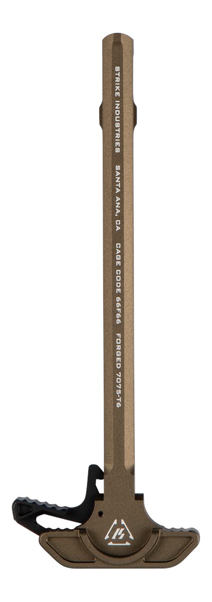 Strike Archelfde Extended Latch Charging Handle AR-15 Flat Dark Earth Anodi