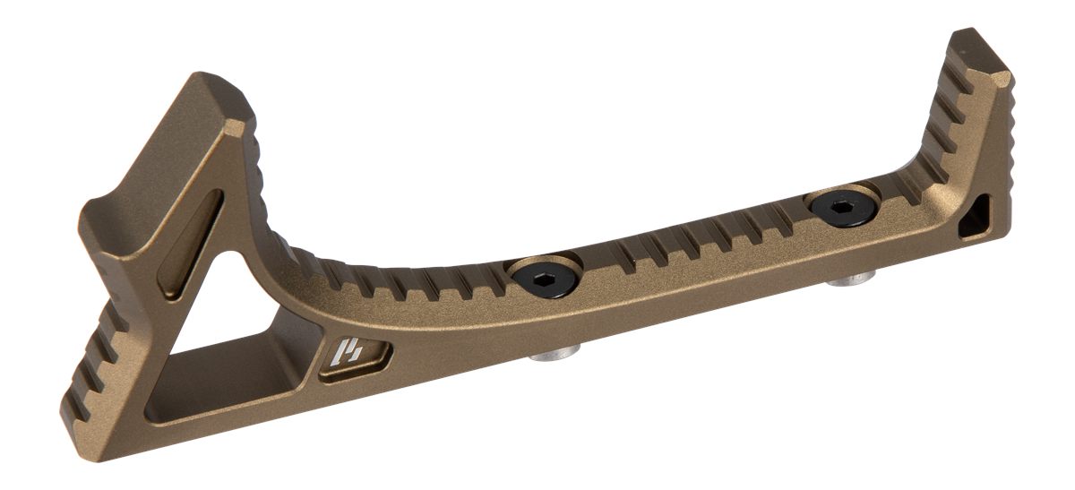 Strike LINKCFGFDE Curved ForeGrip AR-Platform Flat Dark Earth Aluminum
