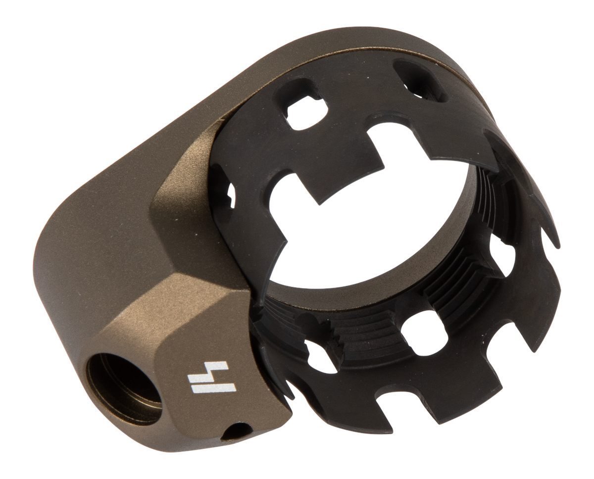Strike Arecn Eepfde Castle Nut and Extended End Plate Flat Dark Earth Anodi