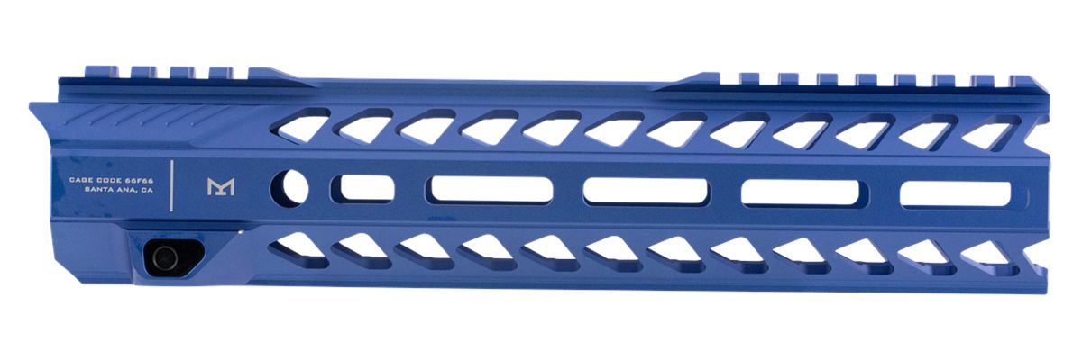 Strike Rail AR-15 Blue Aluminum 10in M-LOK