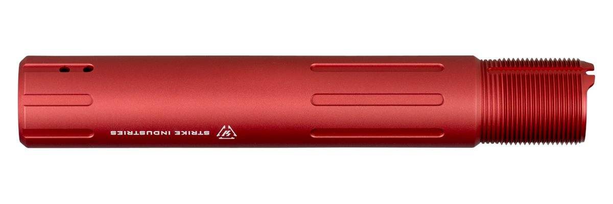 Strike ARCARPRESLICKRED Receiver Extension Tube Pistol Platform Red Anodize