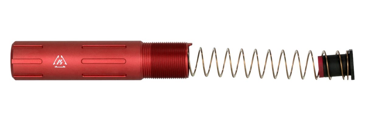 Strike ARSPRESLICKRED Buffer Tube Pistol Platform Red Anodized Aluminum Han