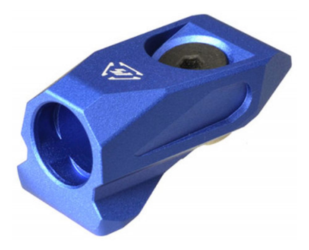 Strike Industries LINKAQDBLU Angled QD Mount Blue Aluminum