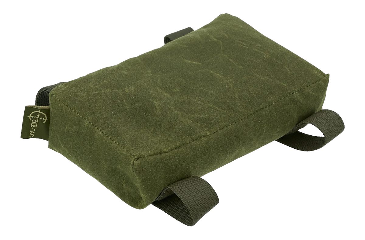Cole TAC FB302 Flat Bag Waxed Rifle Prefilled Green Cordura Nylon