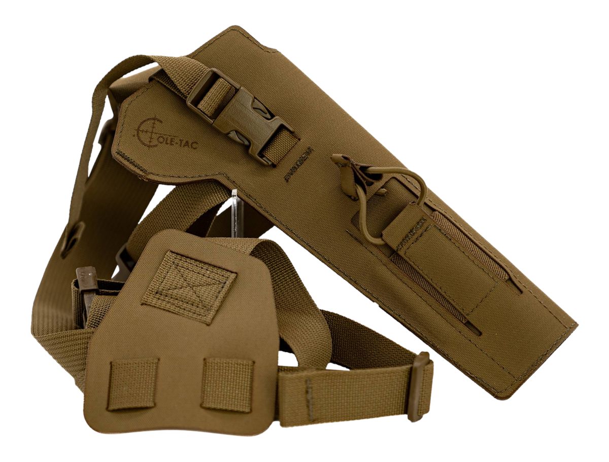 Cole TAC VW102 Varmint Wrangler Pistol Holder Coyote Brown Right Hand