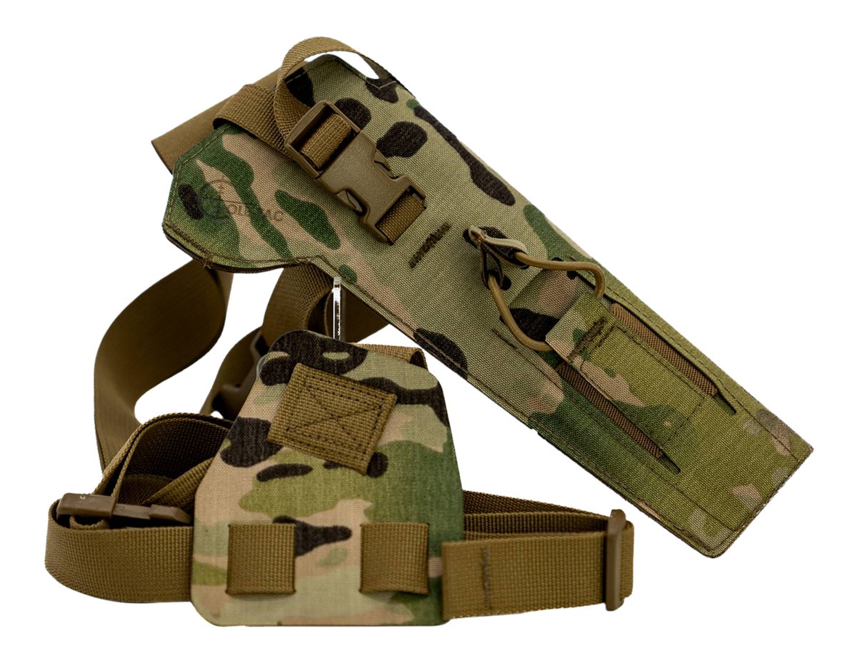 Cole TAC VW103 Varmint Wrangler Pistol Holder Multi-Cam Right Hand