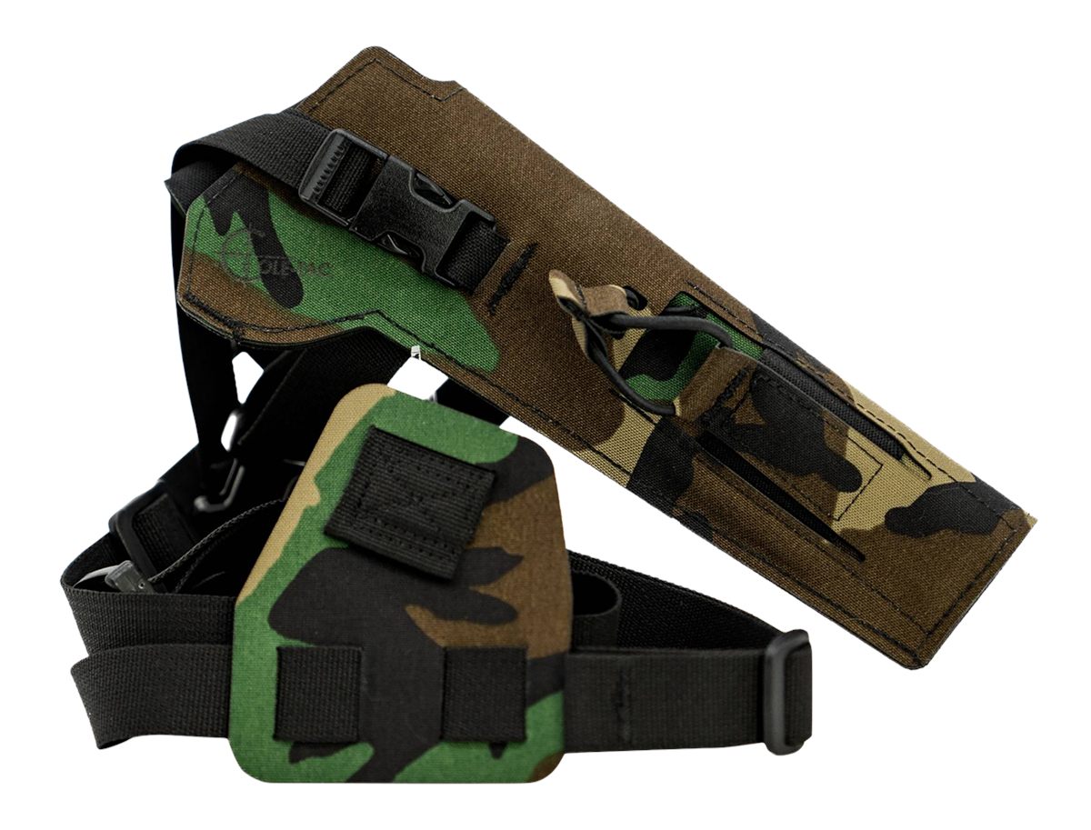 Cole TAC VW206 Varmint Wrangler Pistol Holder Chest M81 Woodland Left Hand