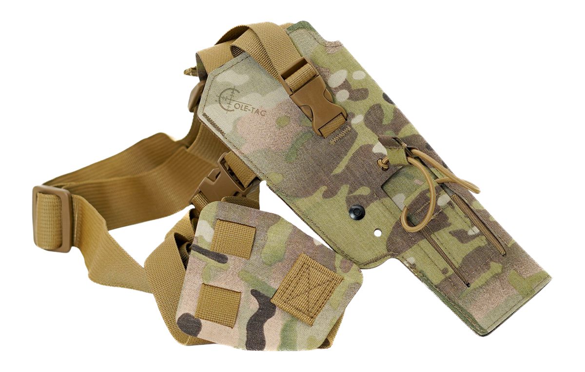 Cole TAC VW113 Varmint Wrangler Pistol Holder Multi-Cam Right Hand