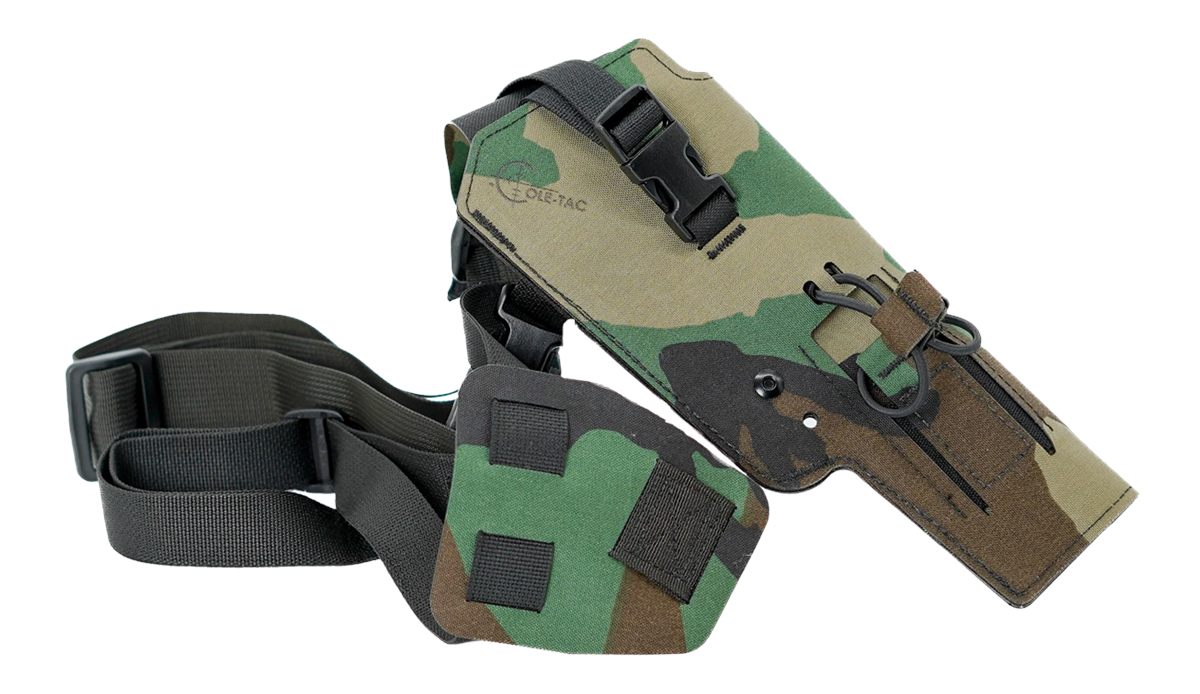 Cole TAC VW216 Varmint Wrangler Pistol Holder M81 Woodland Left Hand